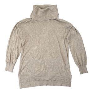 LOFT Tan Turtleneck Sweater Size Large New with Tag